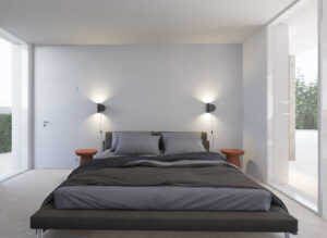 Dormitorio del proyecto Voser de Amores Arquitectos en Alicante